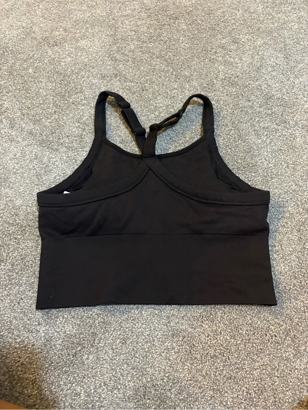Alo Yoga Seamless Ribbed Favorite Bra Tank- Medium